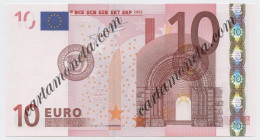 Delcampe - 10 EURO EUROPEAN CENTRAL BANK PORTUGAL FIRST SERIES TRICHET U003 2002 FDS - Other - Europe