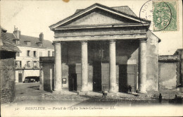 Delcampe - CPA Honfleur Portail De L Eglise Sainte Catherine - Honfleur