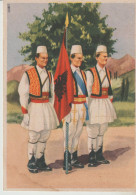 Delcampe - 31-Albania-Costumi-Militaria-Guardia Reale Albanese - Albania