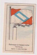 Delcampe - Massary Reedereiflaggen Rettmeyer & Hessenmüller    Hamburg     Serie 1 #350 - Andere Merken