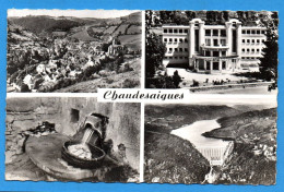 Delcampe - (RECTO / VERSO) CHAUDESAIGUES - MULTIVUES - FORMAT CPA - Murat