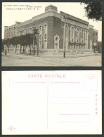 Delcampe - China Old Postcard Dairen Theatre Visited By Many Play-Goers, Dalny Street Scene - China