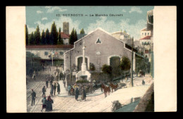 Delcampe - LIBAN - BEYROUTH - LE MARCHE COUVERT - CARTE COLORISEE - Libanon