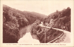 Delcampe - CPA L'Auvergne La Bourboule Route De Saint Sauves Et Lac Du Barrage - La Bourboule