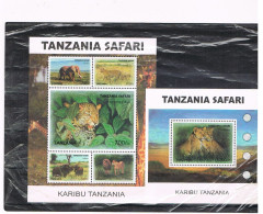 Delcampe - TANZANIA : FAUNA-  2 BLOCS NEUFS  MNH - Wild