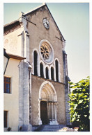 Delcampe - Photographie 9 X 14 Isère BARRAUX Le Porche De L'Eglise En 1984 - Barraux