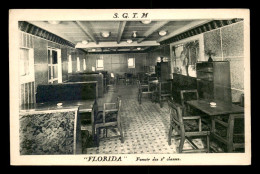Delcampe - BATEAUX - PAQUEBOT "FLORIDA" - LE FUMOIR DES 2E CLASSES - Dampfer