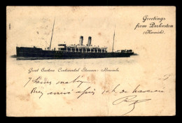 Delcampe - BATEAUX - PAQUEBOT "BRUSSELS" - VOIR ETAT - Dampfer