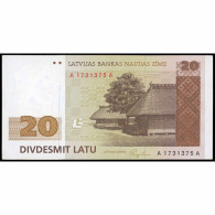 Delcampe - 20 Latu, Latvia, 1992 (AU), Pick 45 - Lettonie