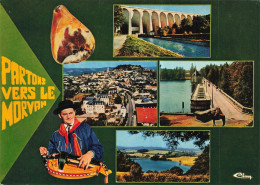 Delcampe - CPSM Partons Vers LE MORVAN - Département - Multivues, Multi Vues      L4799 - Sonstige
