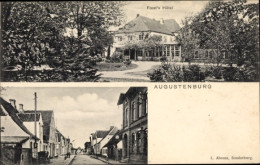 Delcampe - CPA Augustenborg Augustenburg Sønderborg Sönderborg Dänemark, Frost's Hotel, Straßenpartie - Dänemark