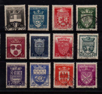Delcampe - France , Blasons  N° 553 A 564 Oblitéré - Oblitérés