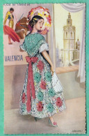 Delcampe - COSTUME DE VALENCIA - CARTE BRODEE - Valencia