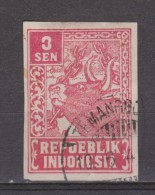 Delcampe - Indonesia Indonesie JAVA And MADOERA Nr. 28a Used ; Japanese Occupation Japanse Bezetting - Indonesien