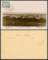 Delcampe - Curacao 1 1/2d 1929 Old Real Photo Postcard Willemstad Panorama - Dutch Antilles - Curaçao