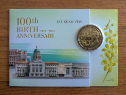 Delcampe - Singapore 2023 - $10 Lee Kuan Yew - 100th Birth Anniversary - Commemorative Coin - Singapour
