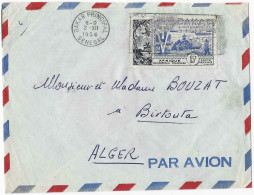Delcampe - Sénégal Par Avion CAD Dakar Principal 2 XII 1954 YT AOF Poste Aérienne N°17 Anniversaire Libération Guerre 40 - Luftpost