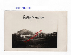 Delcampe - DOMPIERRE-CP NON SITUEE-Cimetiere-CARTE PHOTO Allemande-GUERRE 14-18-1 WK-FRANCE-MILITARIA - Soldatenfriedhöfen
