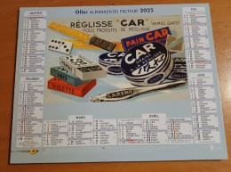 Delcampe - Calendrier La Poste 2023 Vintage Réglisse Et Petit Beurre Lu - Grand Format : 2001-...