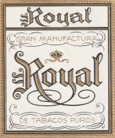 Delcampe - Etiquette  V   - 1010  Cigar Label   , Sigaren , Sigarenbanden  ,  Vitolas , - Etiquettes