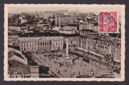 Delcampe - PORTUGAL, Vintage Postcard, Lisbon, The King Pedro IV Square (Rossio) - Lisboa