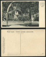 Delcampe - Hong Kong, Churchyard In Happy Valley Fountain & Arch, China Old Postcard Church - China
