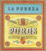 Delcampe - Etiquette  V   - 1016  Cigar Label   , Sigaren , Sigarenbanden  ,  Vitolas , - Etiquettes