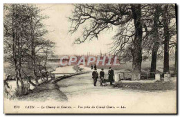 Delcampe - CPA Caen La Champ De Courses Vue Prise Du Grand Cours - Caen
