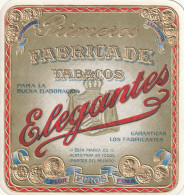 Delcampe - Etiquette  V   - 1032  Cigar Label   , Sigaren , Sigarenbanden  ,  Vitolas , - Etiquettes