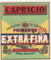Delcampe - Etiquette  V   - 1033  Cigar Label   , Sigaren , Sigarenbanden  ,  Vitolas , - Etiquettes