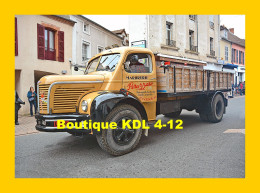 Delcampe - AL UT 088 - Camion Plateau Berliet GLR - Marbrerie Peruzzaro - LAPALISSE - Allier - Transporter & LKW