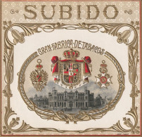 Delcampe - Etiquette  V   - 1038  Cigar Label   , Sigaren , Sigarenbanden  ,  Vitolas , - Etiquettes