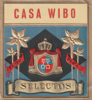 Delcampe - Etiquette  V   - 1039  Cigar Label   , Sigaren , Sigarenbanden  ,  Vitolas , - Etiquettes
