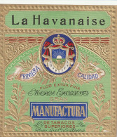 Delcampe - Etiquette  V   - 1042   Cigar Label   , Sigaren , Sigarenbanden  ,  Vitolas , - Etiquettes