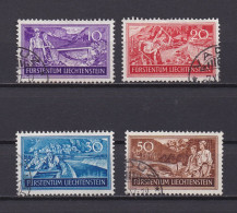 Delcampe - LUXEMBOURG 1937 TIMBRE N°137/40 OBLITERE - Oblitérés