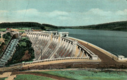 Delcampe - (RECTO / VERSO) EUPEN EN 1957 - LE BARRAGE DE LA VESDRE - DE STUWDAM - BEAU TIMBRE ET CACHET-  FORMAT CPA - Eupen