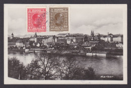Delcampe - SLOVENIA, Vintge Postcard, Maribor, General View - Slowenien