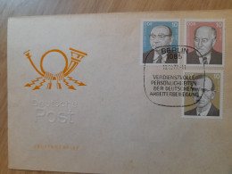 Delcampe - Fdc Verdienstvolle Personlichkeiten - Briefe U. Dokumente