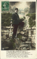 Delcampe - CPA Cette Dure Lecon N'a Pas Ete Sans Fruit Militaria - Heimat