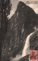 Delcampe - (RECTO / VERSO) VERNAYAZ - LA CASCADE DE PISSEVACHE EN 1911 - BEAU TIMBRE ET CACHET MONTREUX - CPA - Vernayaz