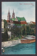 Delcampe - SWITZERLAND, Vintge Postcard, Basel, Basel Minster - Basel