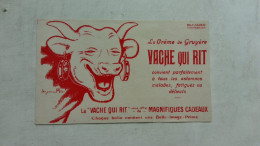 Delcampe - (Buvard Publicitaire - Illustrateur Benjamin Rabier...) -  La Crème De Gruyère VACHE QUI RIT...........voir Scans - Alimentos