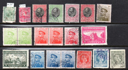 Delcampe - Serbien, Kleines Los Mit 20 Briefmarken, Darunter 3 Paare, Gestempetl (20365E) - Servië