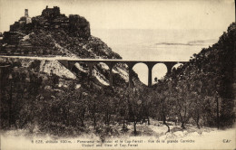Delcampe - CPA Eze Altitude Panorama Le Viaduc Et Le Cap Ferrat Vue De La Grande Corniche - Eze