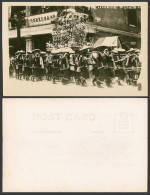 Delcampe - China Old Real Photo Postcard Chinese Funeral Street Procession Coolies 廣榮酒廠諸色美酒 - China