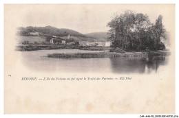 Delcampe - CAR-AHRP5-0221-64 - BEHOBIE - L'ile Des Faisans Ou Fut Signé  Le Traité Des Pyrénées - Béhobie