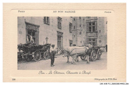 Delcampe - CAR-AHRP11-0515-64 - PAU - Le Chateau - Charette A Boeufs - Pau