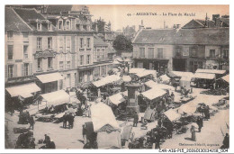 Delcampe - CAR-AIGP15-0628-61 - ARGENTAN - La Place Du Marché - Argentan