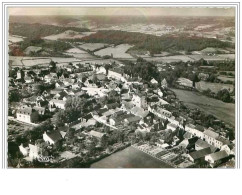 Delcampe - 64.LEMBEYE.VUE PANORAMIQUE AERIENNE.LA RUE DE CONCHEZ.CPSM-CPM - Lembeye