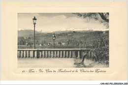 Delcampe - CAR-ABJP10-0885-64 - PAU - Un Coin Du Boulevard Et La Chaine Des Pyrénées - Pau